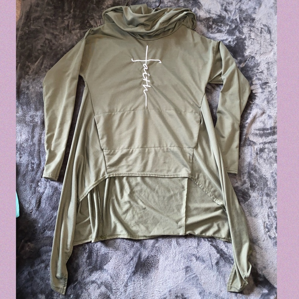 FAITH army green tunic